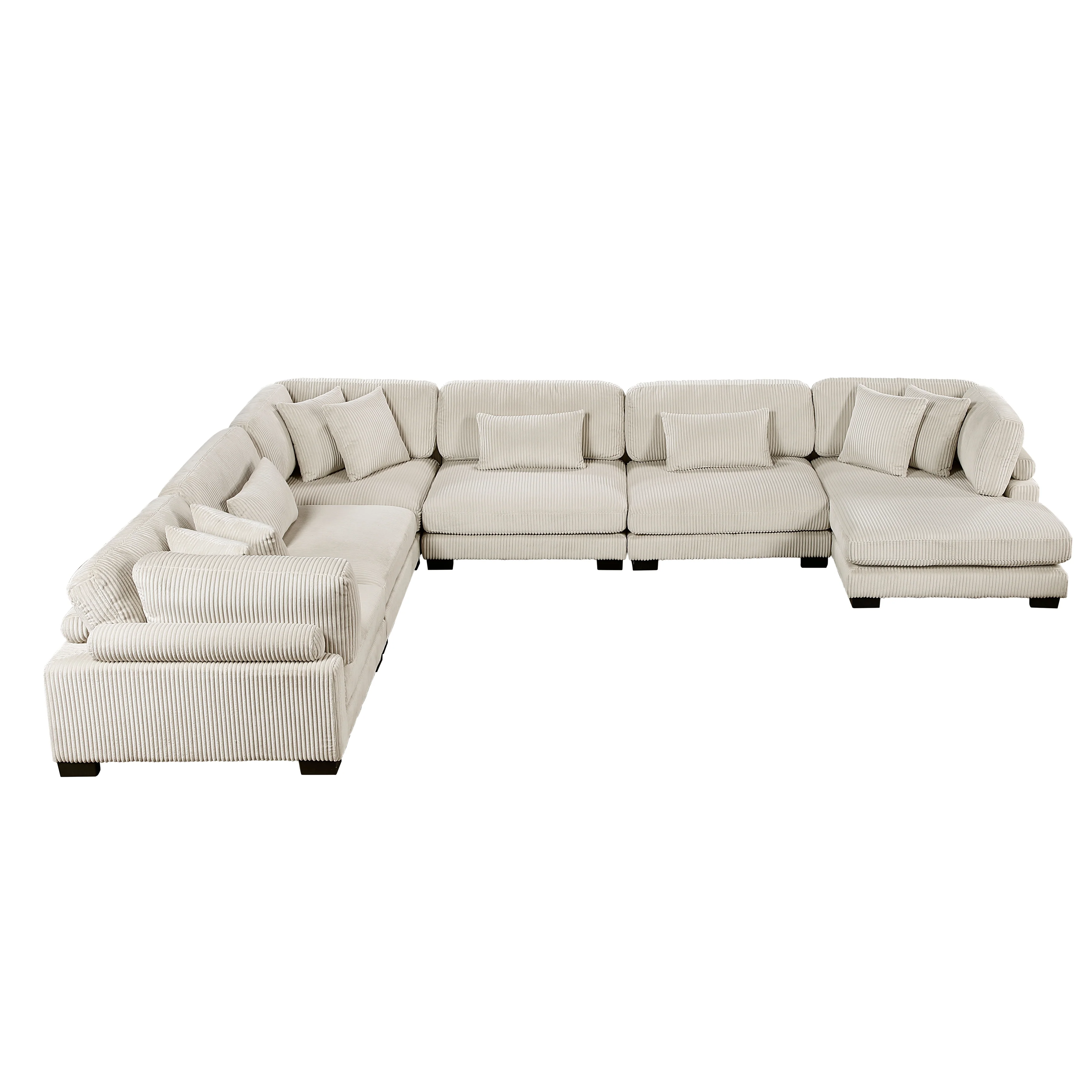 Traverse 6-piece Modular Sectional With Reversible Chaise - Image 3