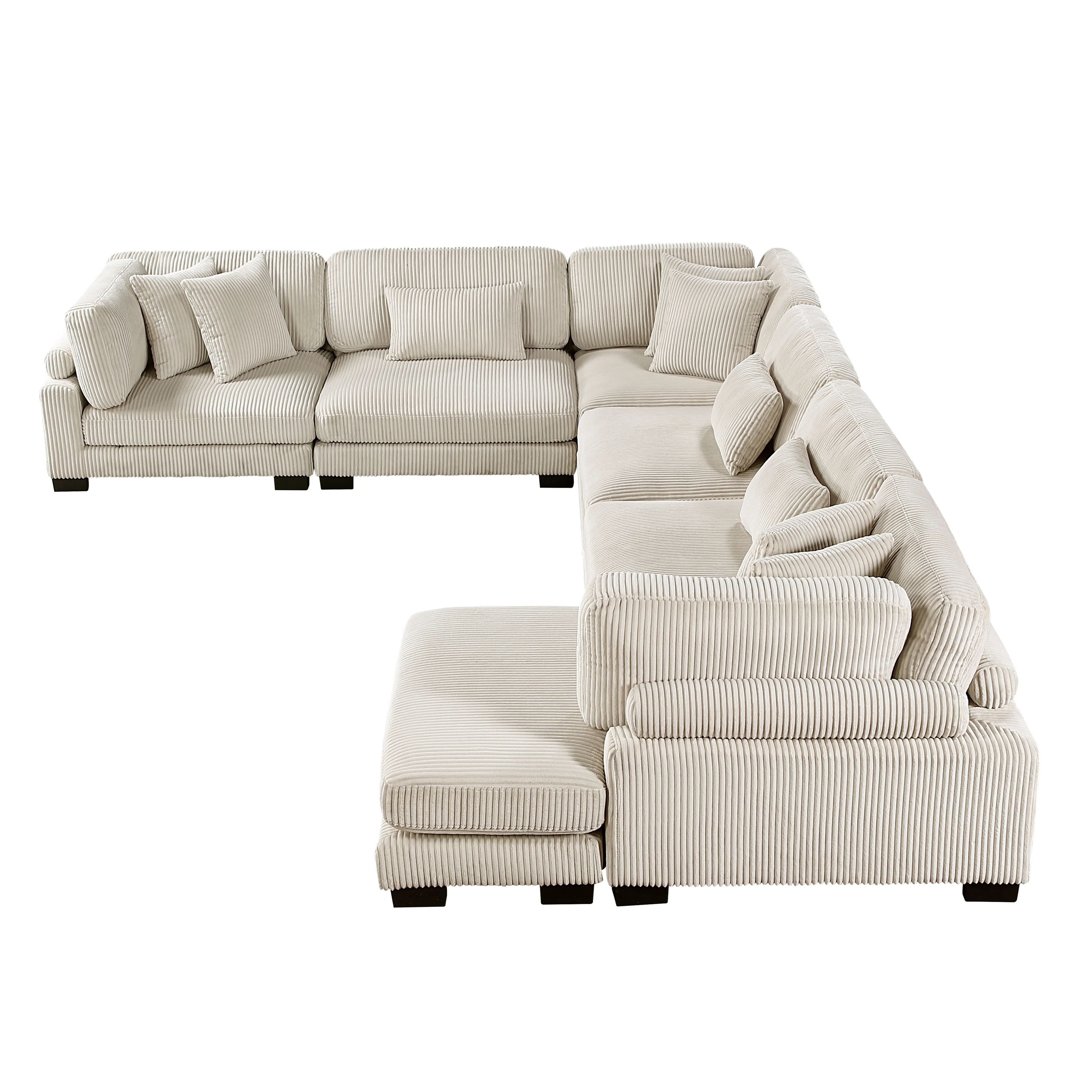 Traverse 6-piece Modular Sectional With Reversible Chaise - Image 5