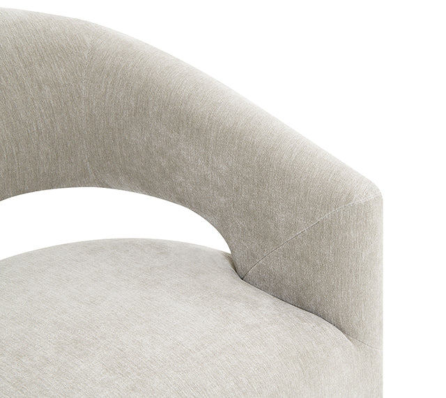 Tresa Arm Chair with Casters - Image 5