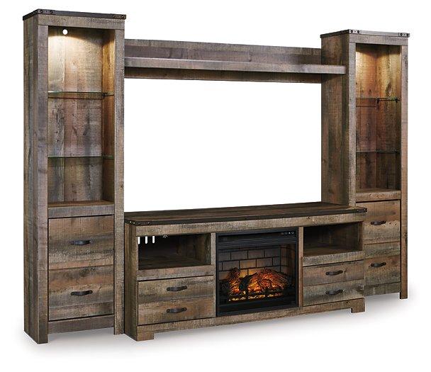 Trinell 4-Piece Entertainment Center with Electric Fireplace - Image 17