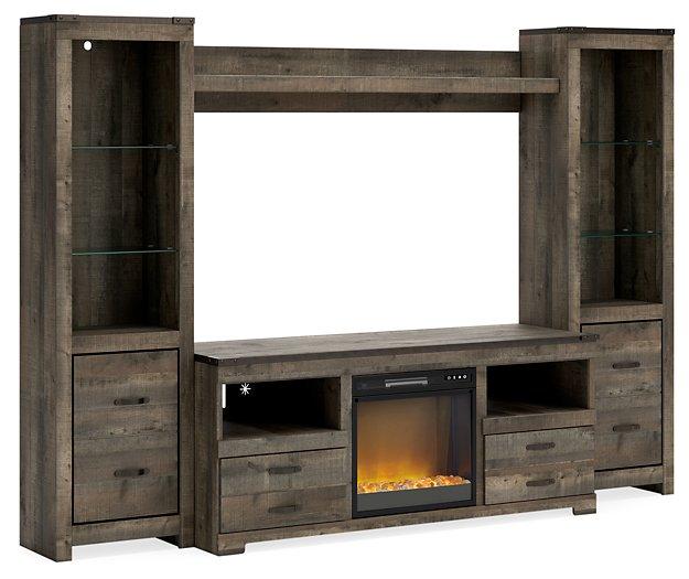 Trinell 4-Piece Entertainment Center with Electric Fireplace - Image 39