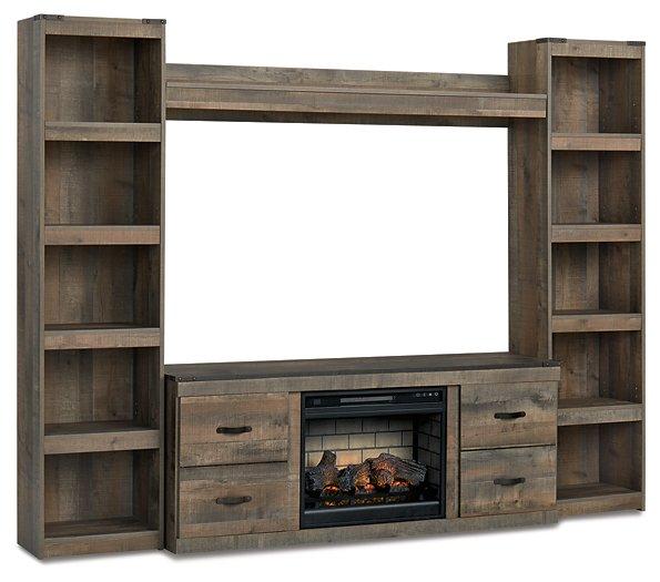 Trinell 4-Piece Entertainment Center with Electric Fireplace - Image 56