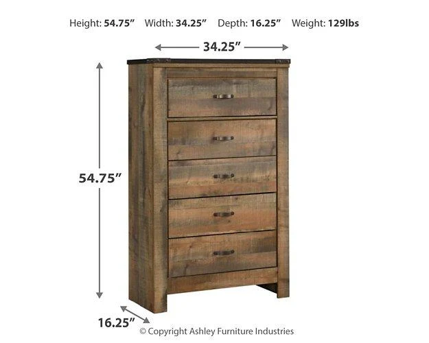 Trinell Youth Chest of Drawers - Image 6
