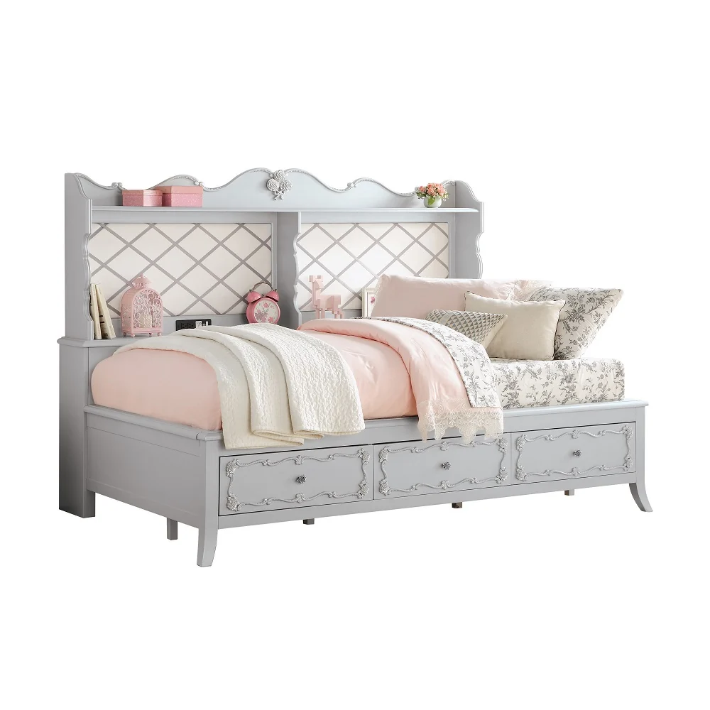 Twin Bed w/USB Port & Storage - Image 2