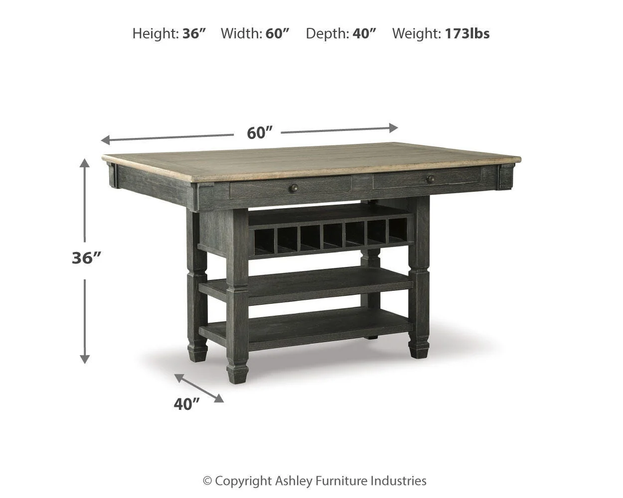 Tyler Creek Counter Height Dining Set - Image 8
