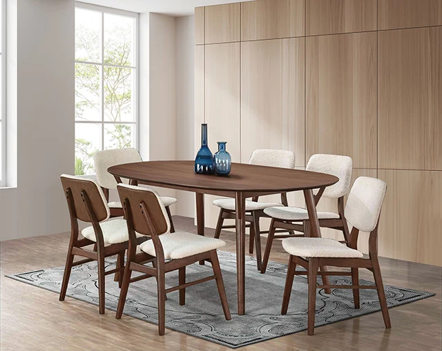Uzwil 7 Pc Dining Table Set - Image 3