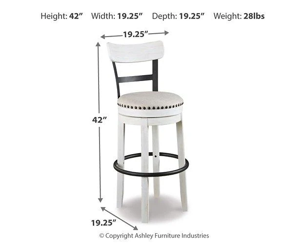 Valebeck Bar Height Bar Stool - Image 17