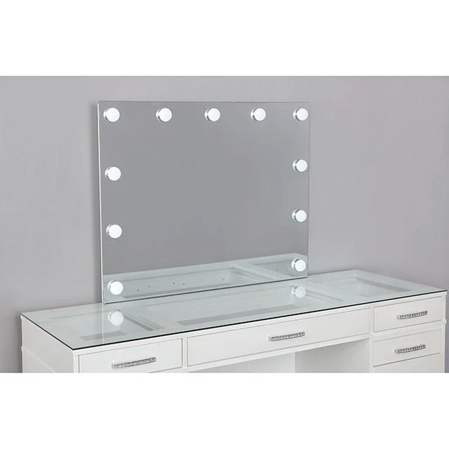 Valentina Vanity Set White & Dark Gray - Image 9