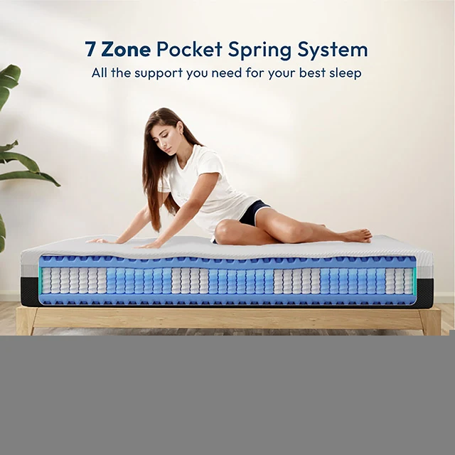 Verbena 12" Cal.King Hybrid Pocket Coil Mattress - Image 5
