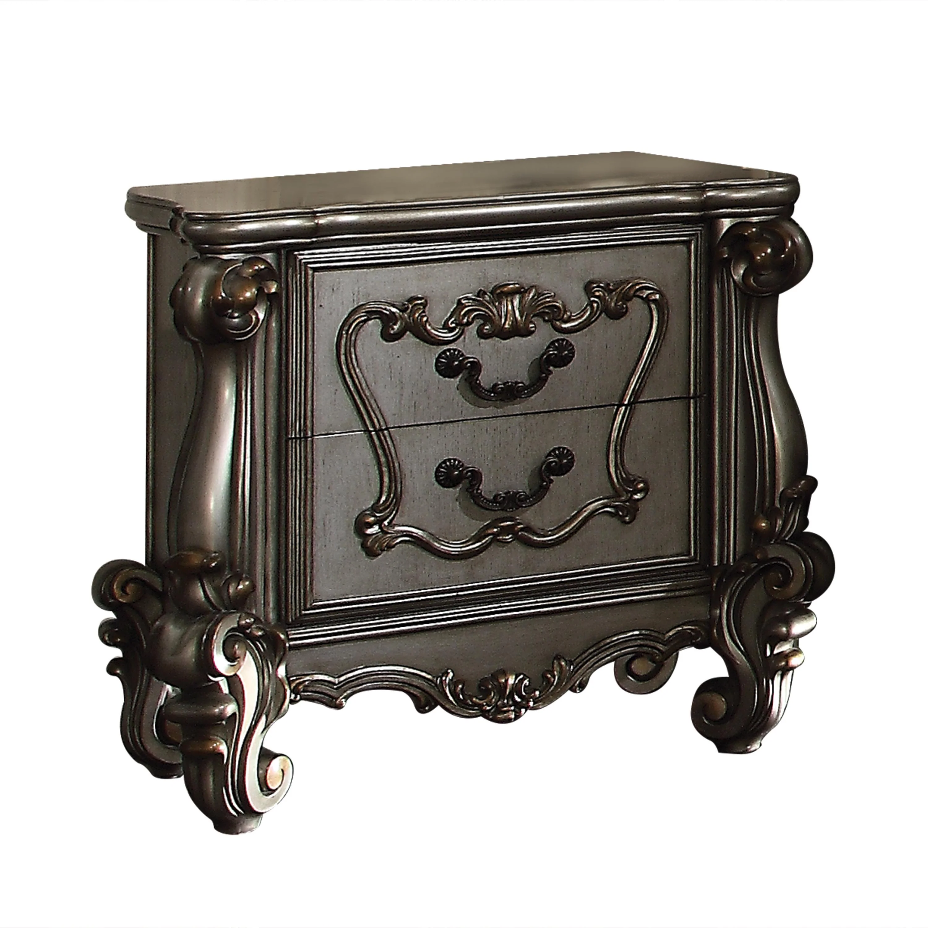 Versailles Antique Platinum Nightstand