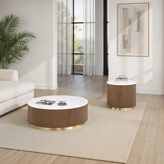 Virden Round Cocktail Table - Image 2