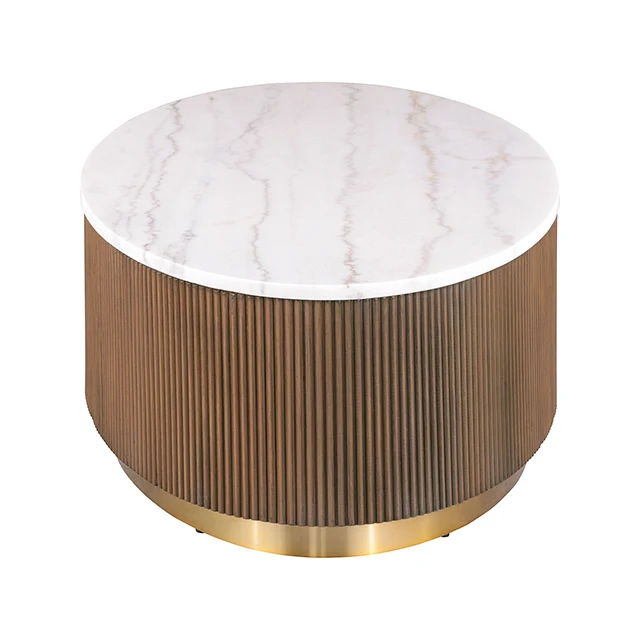 Virden Round Cocktail Table - Image 4