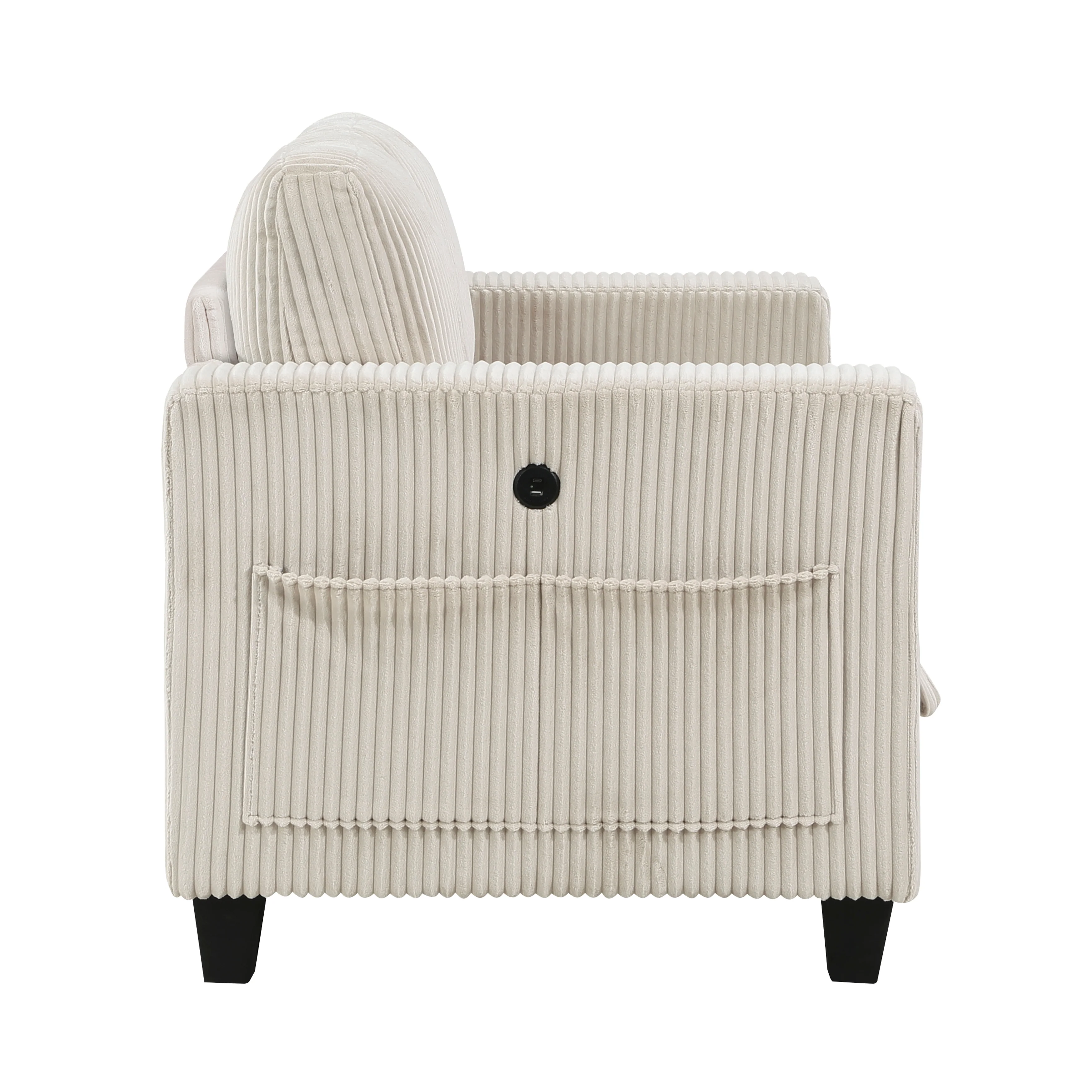 Walterboro love Seat With Storage, Storage Pouches And Charging Ports - Image 11