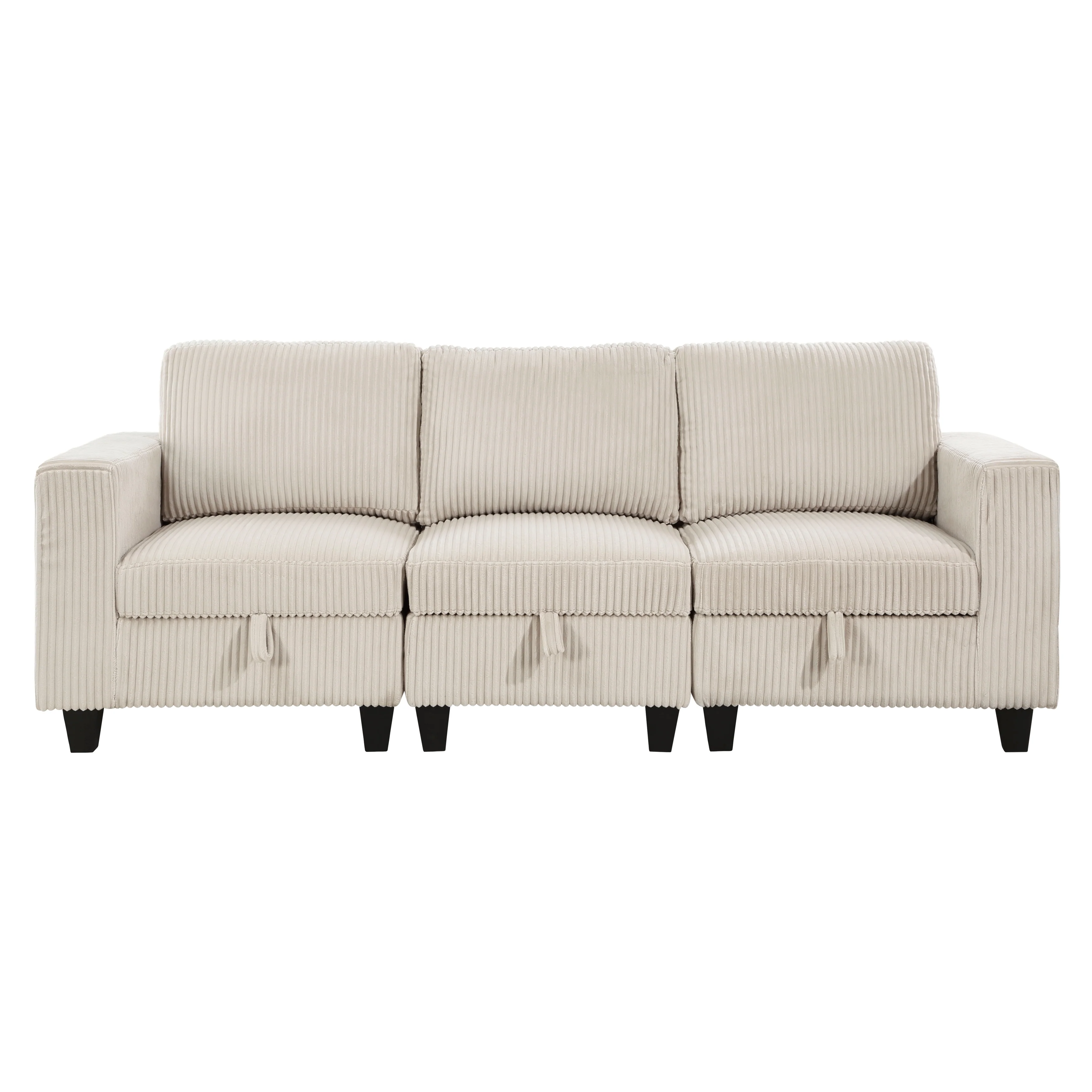 Walterboro sofa With Storage, Storage Pouches And Charging Ports
