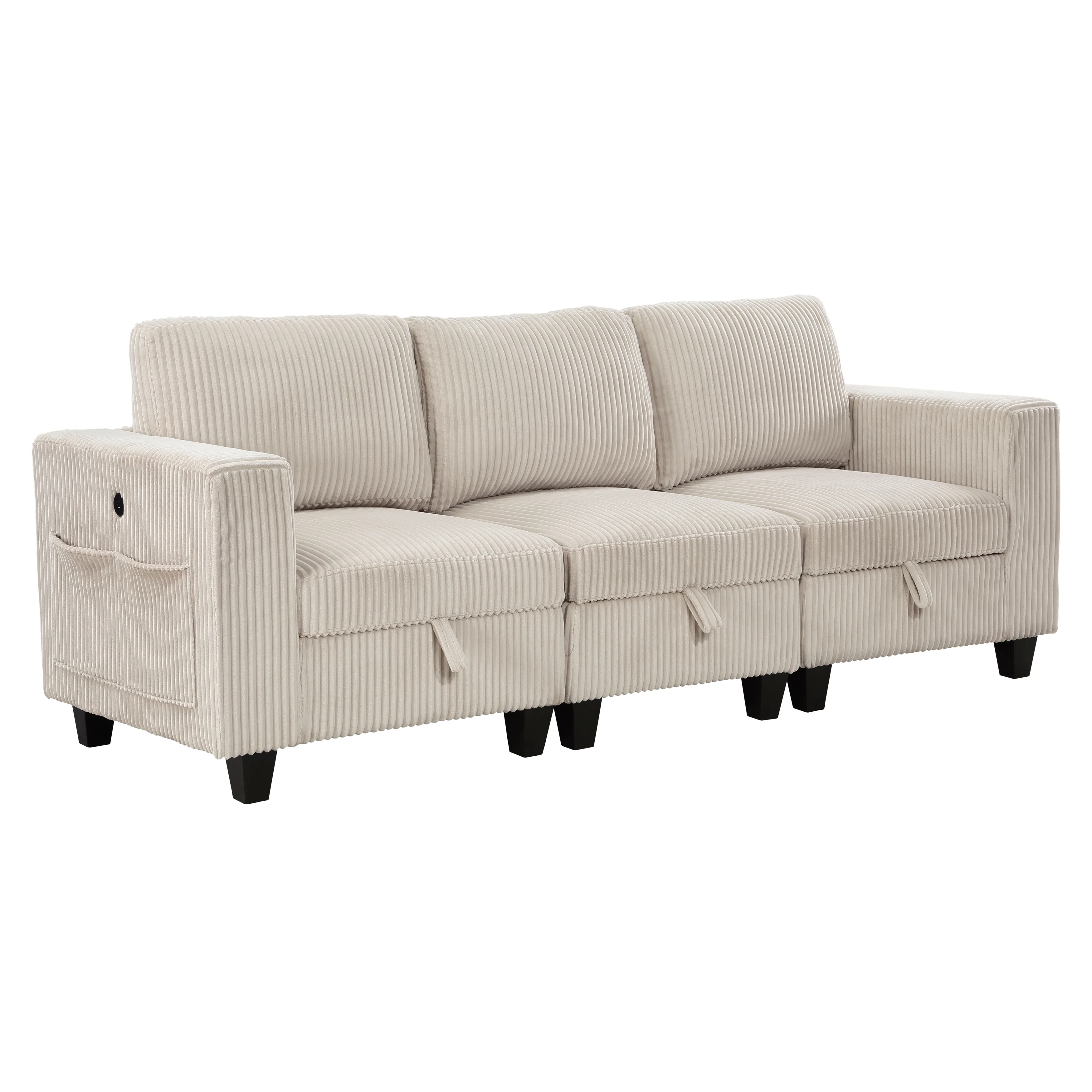 Walterboro sofa With Storage, Storage Pouches And Charging Ports - Image 10