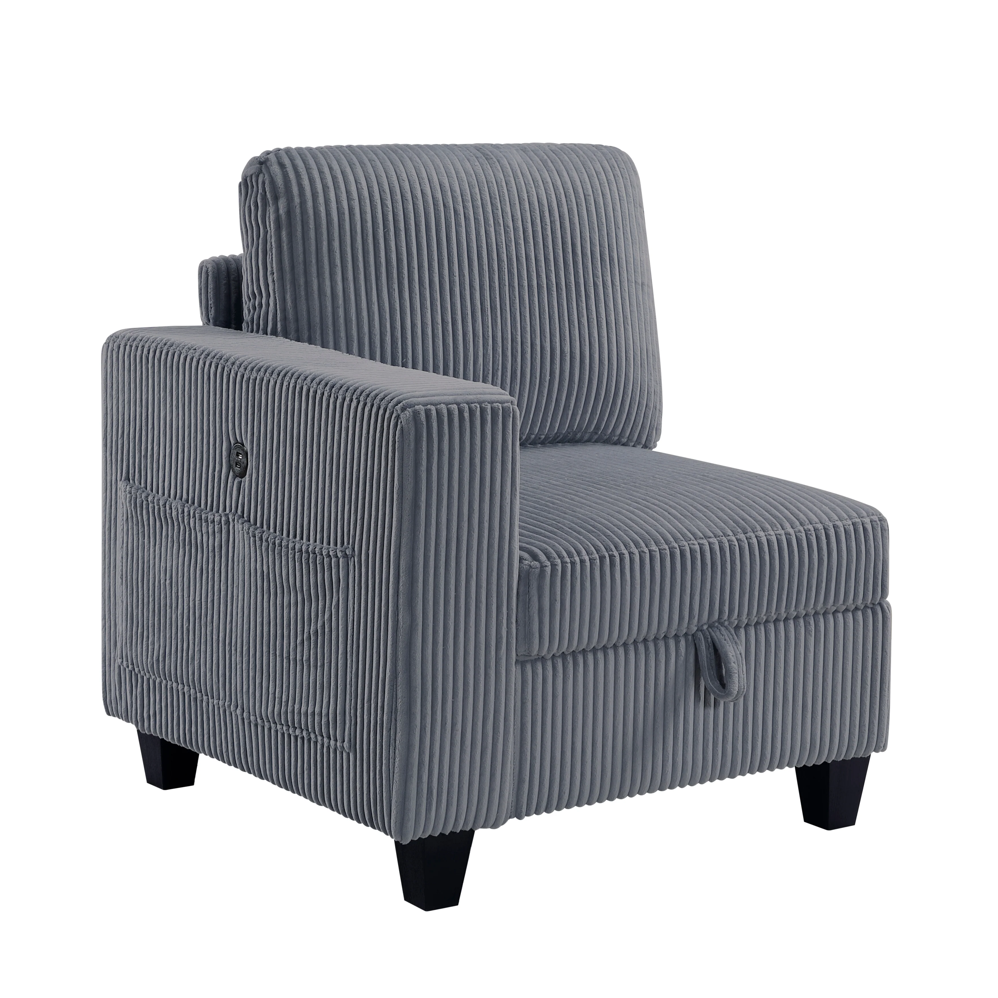 Walterboro sofa With Storage, Storage Pouches And Charging Ports - Image 9