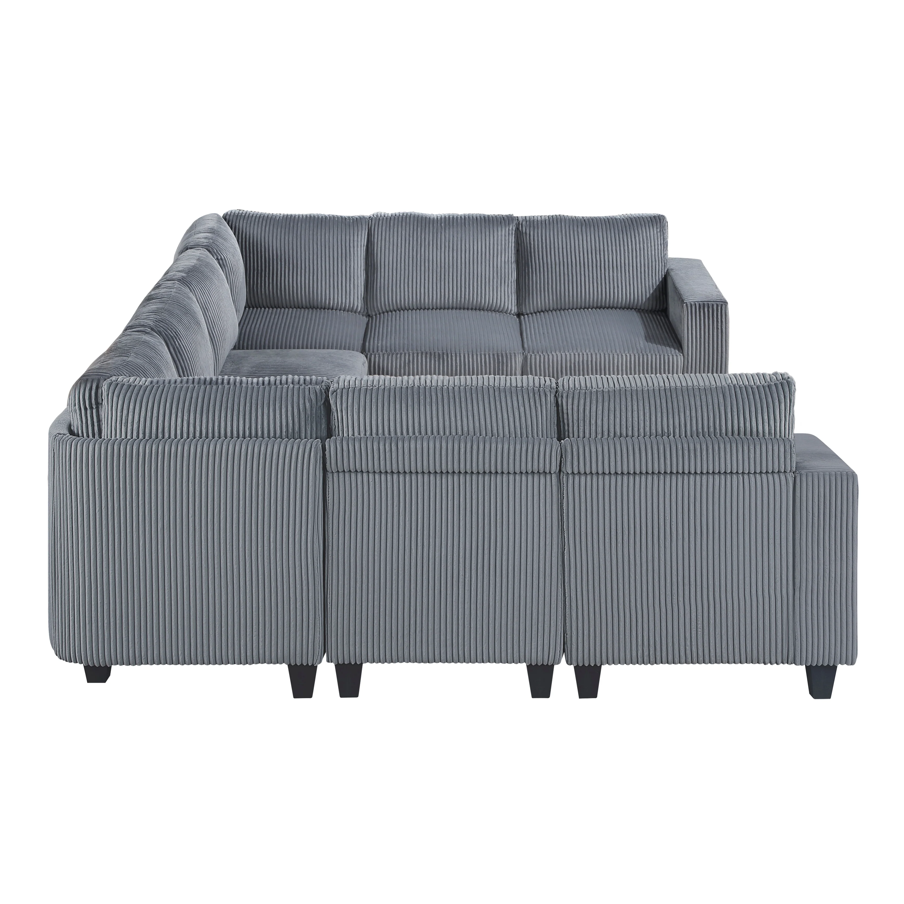 Walterboro 8-piece Sectional With Storage, Storage Pouches And Charging Ports - Image 12