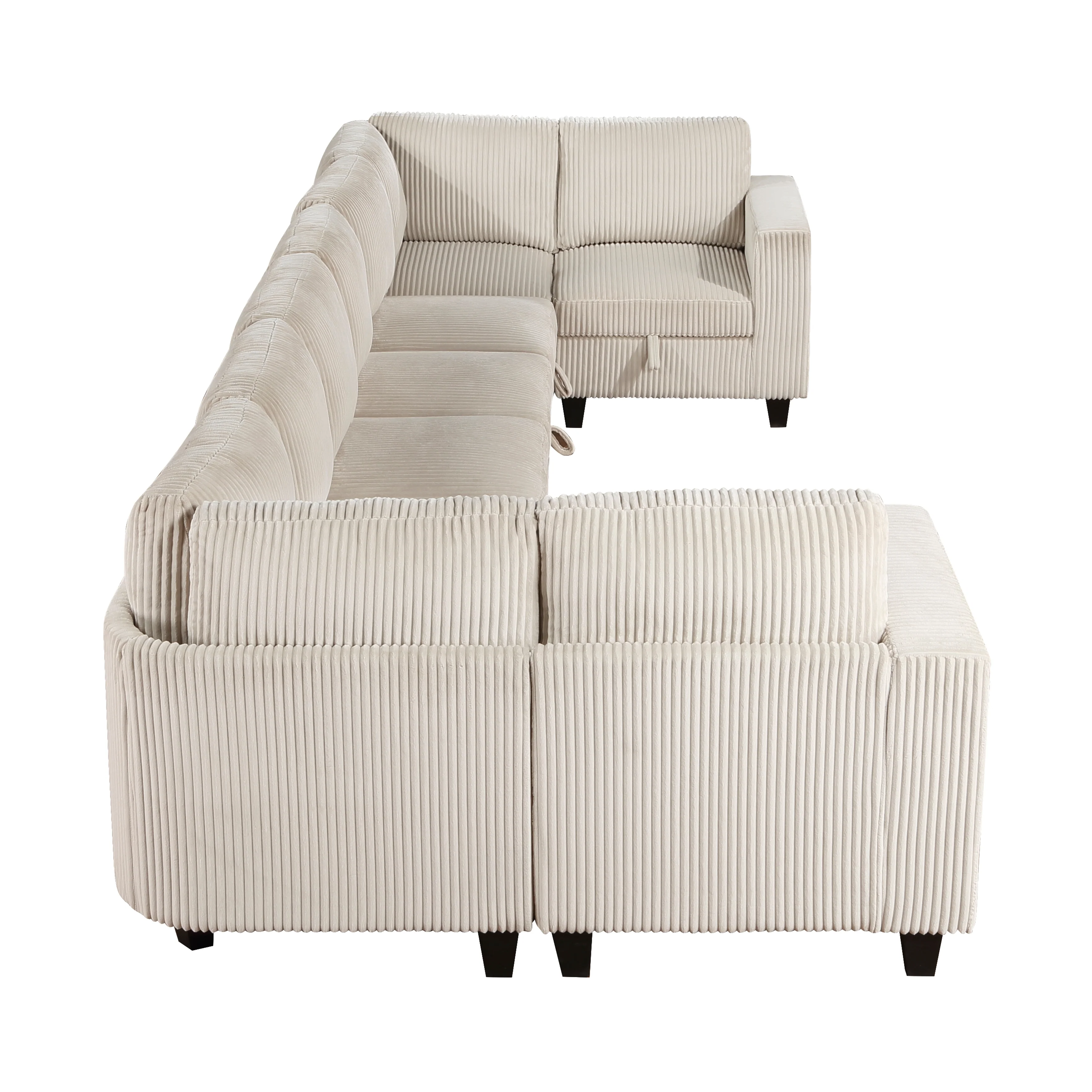 Walterboro 8-piece Sectional With Storage, Storage Pouches And Charging Ports - Image 3