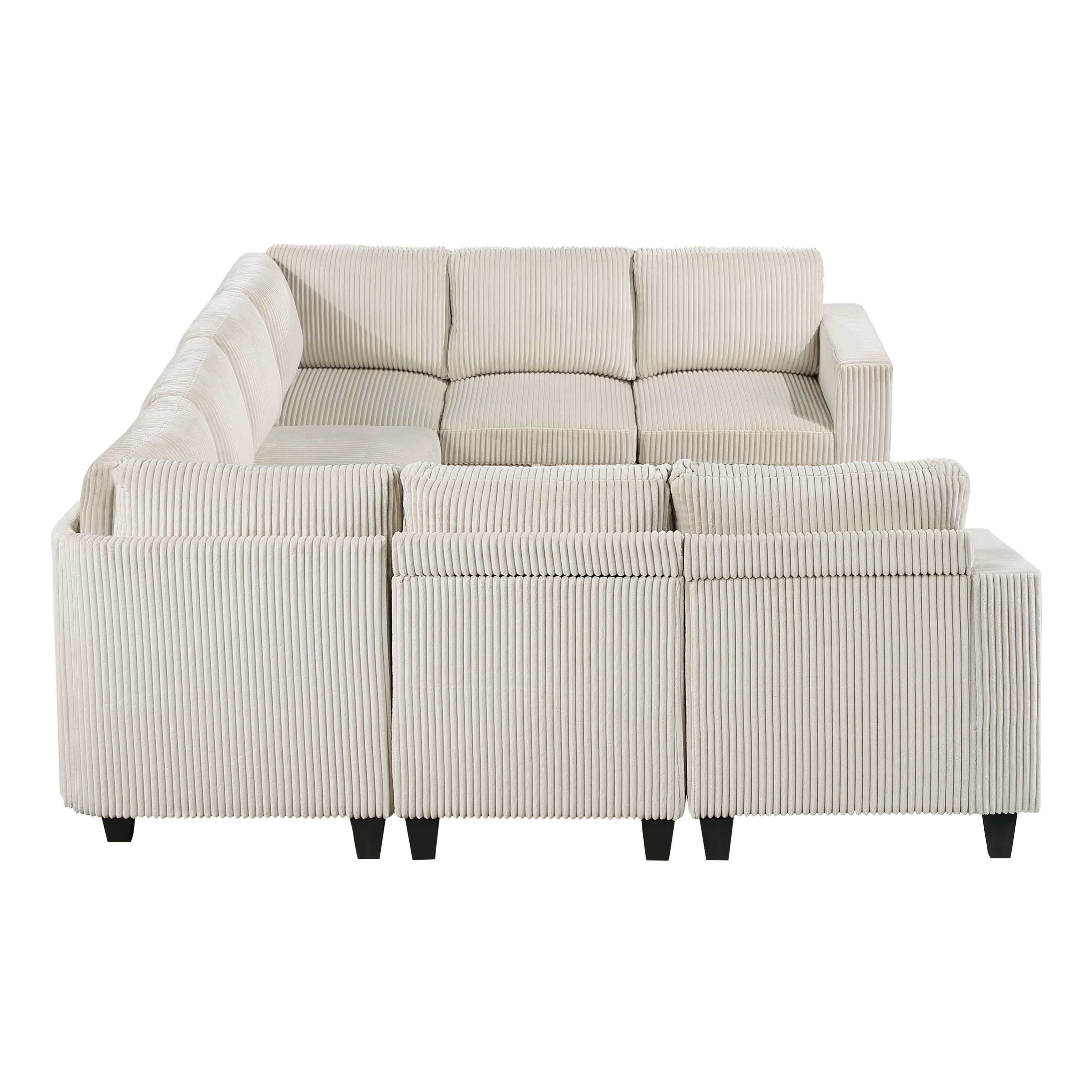 Walterboro 8-piece Sectional With Storage, Storage Pouches And Charging Ports - Image 8