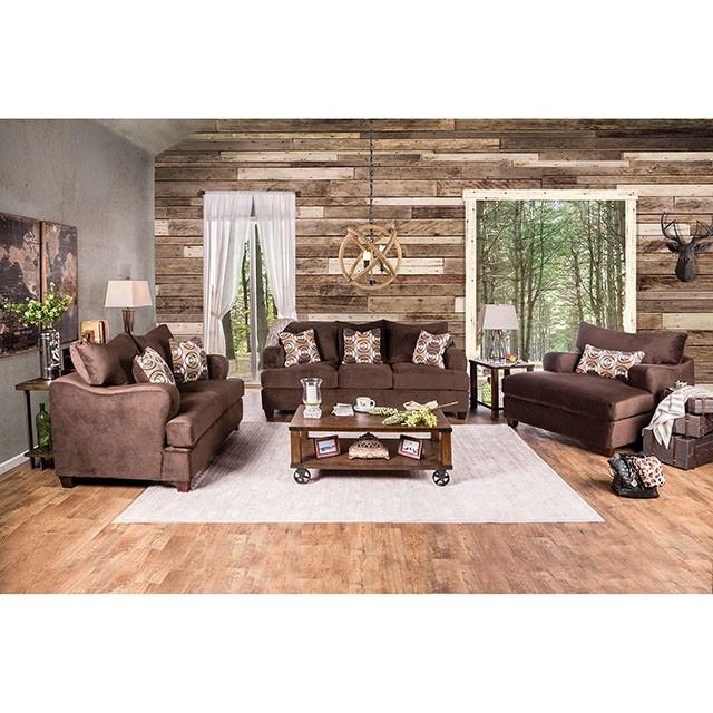 WESSINGTON Chocolate Love Seat - Image 3