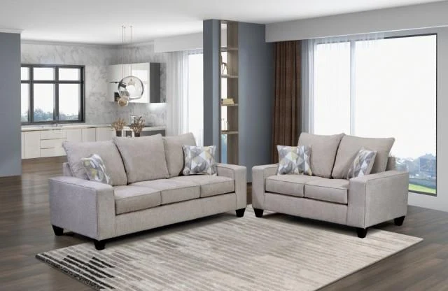 WEST ACTION Loveseat, Beige - Image 2