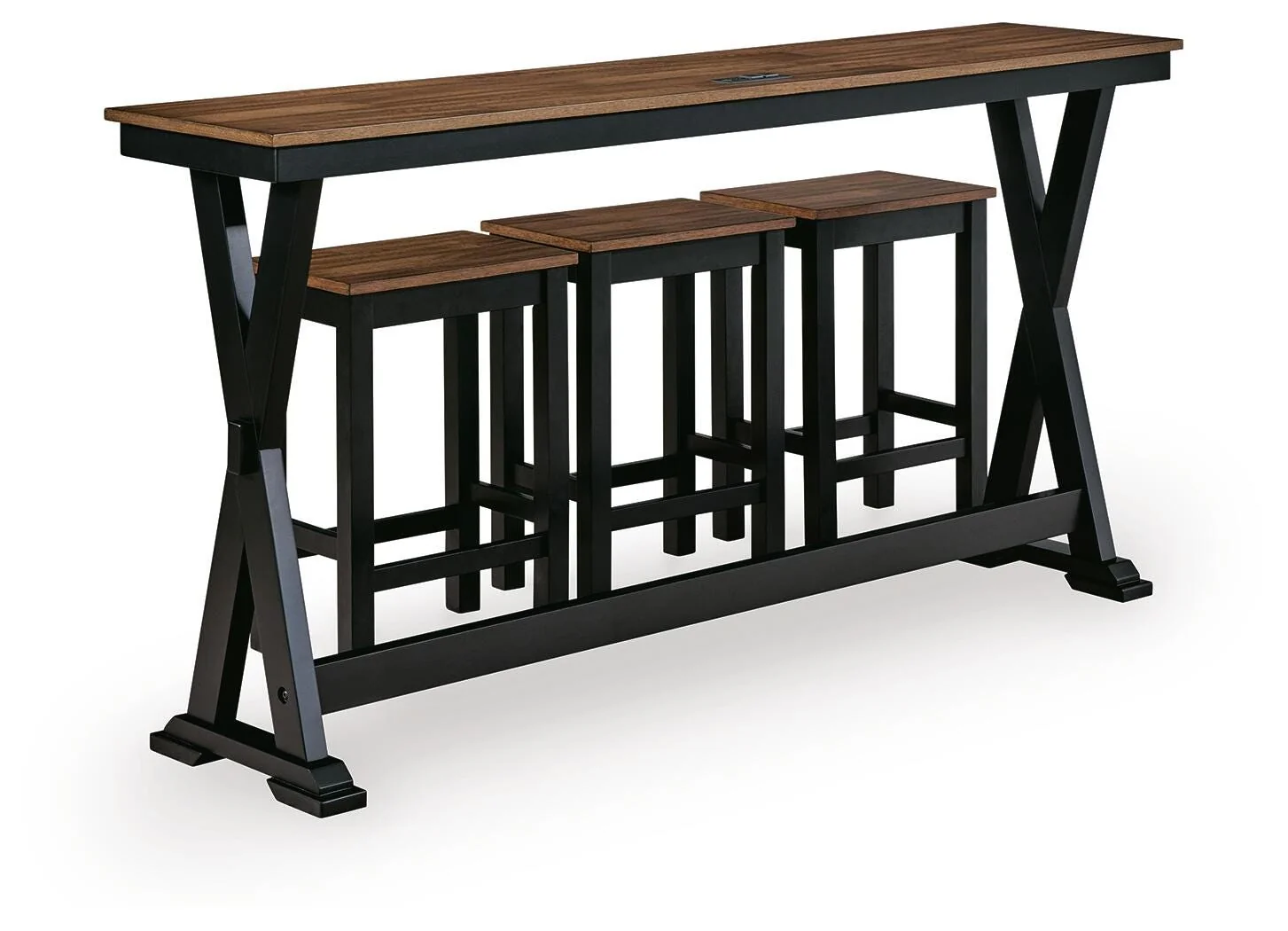 Wildenauer Counter Height Dining Table and 3 Barstools Set - Image 6