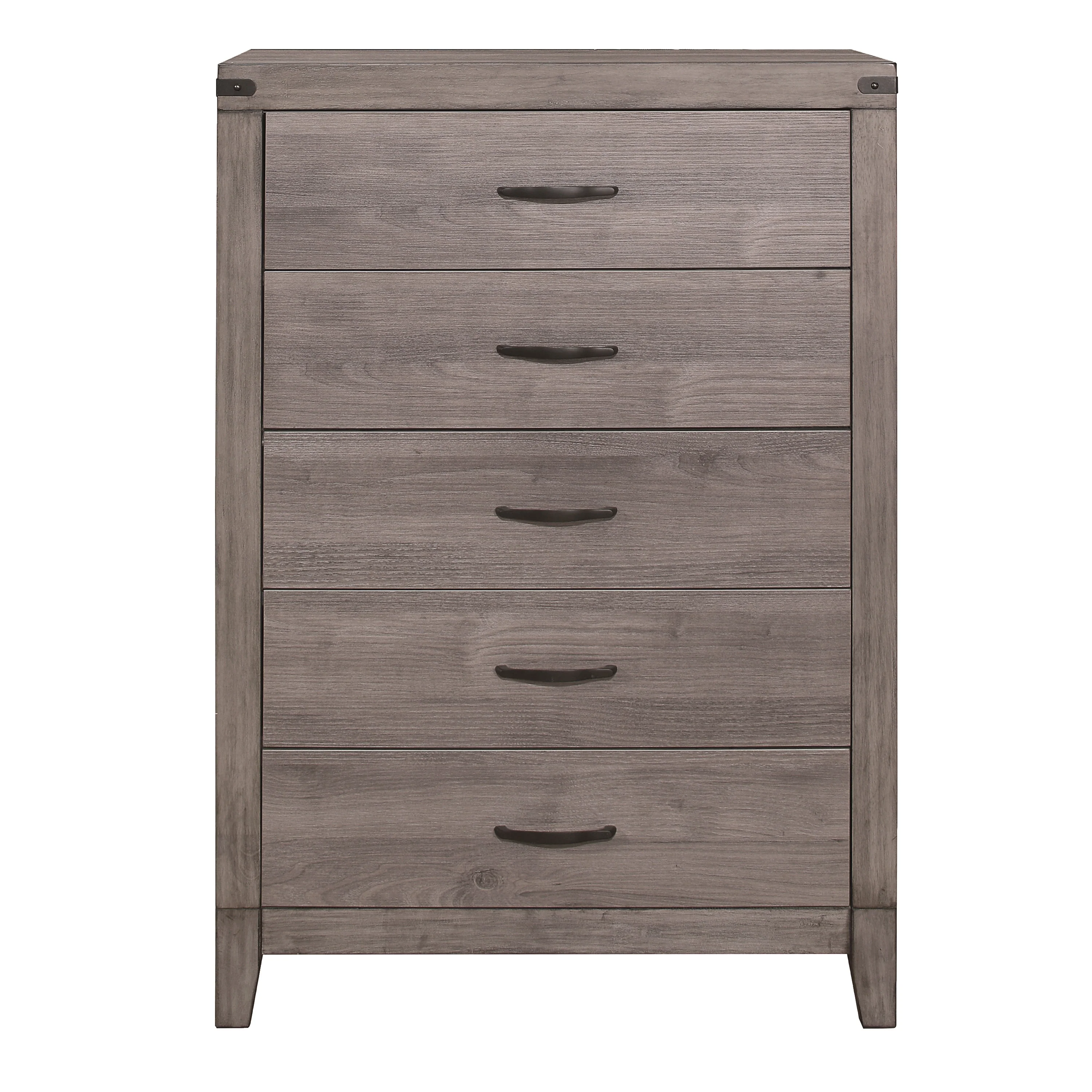 Woodrow Twin Bed Set with Black Wall Panel - Image 6