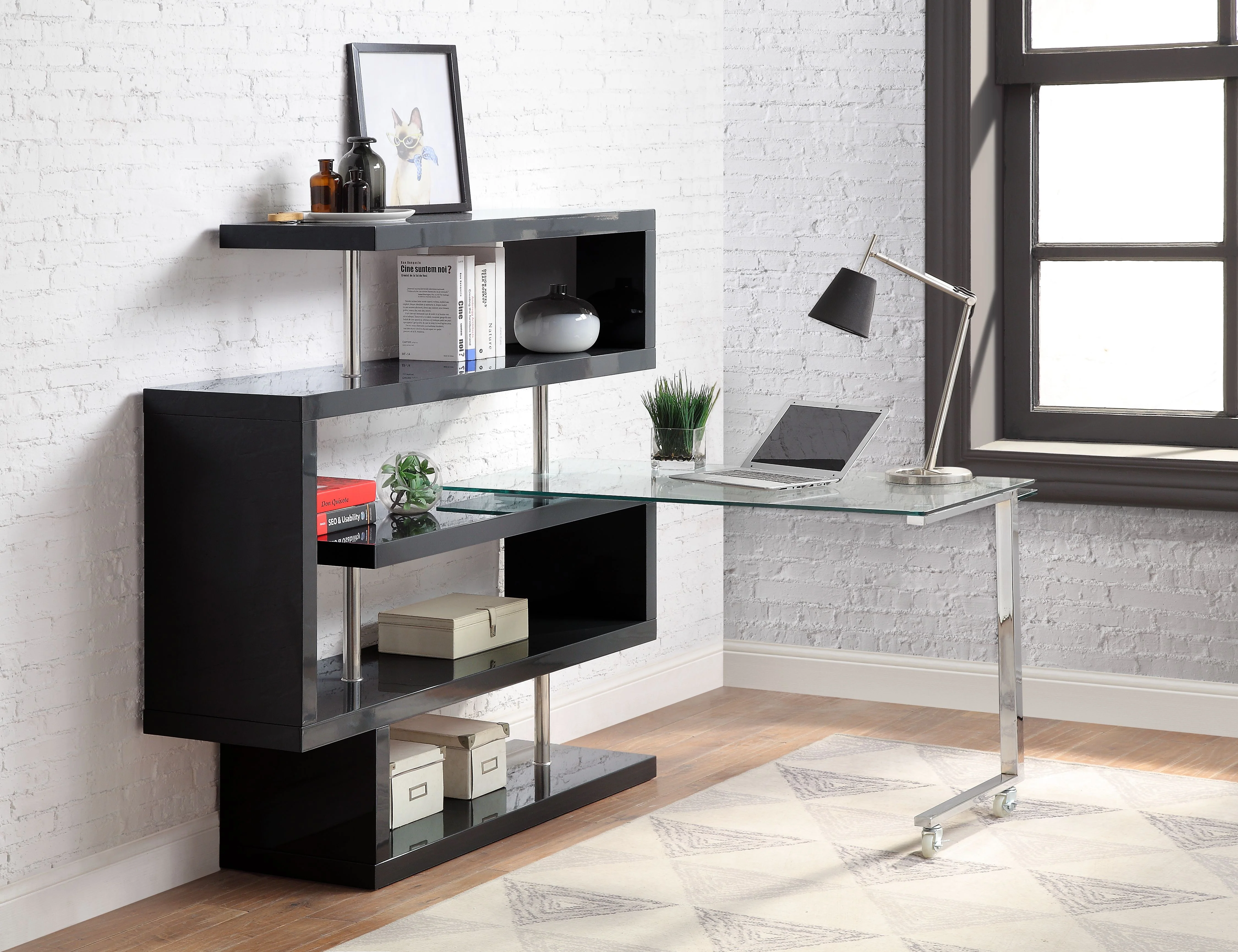 Writing Desk w/BookShelf - Image 6