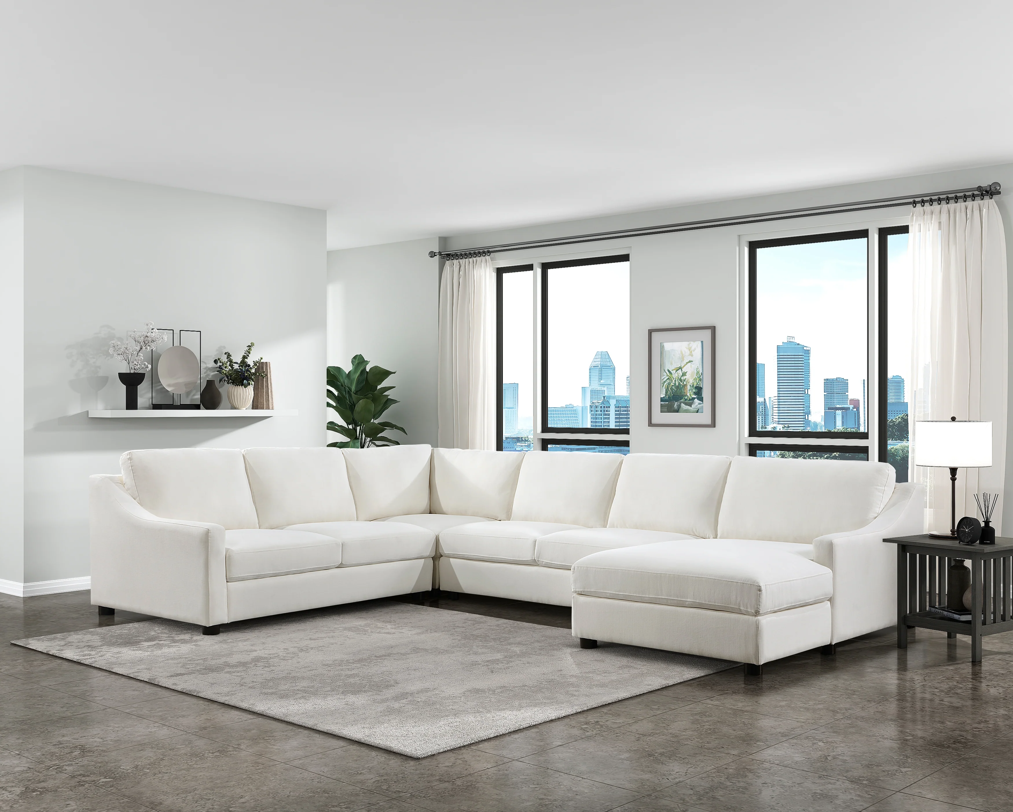 Zayden 4-piece Sectional With Right Chaise - Image 5