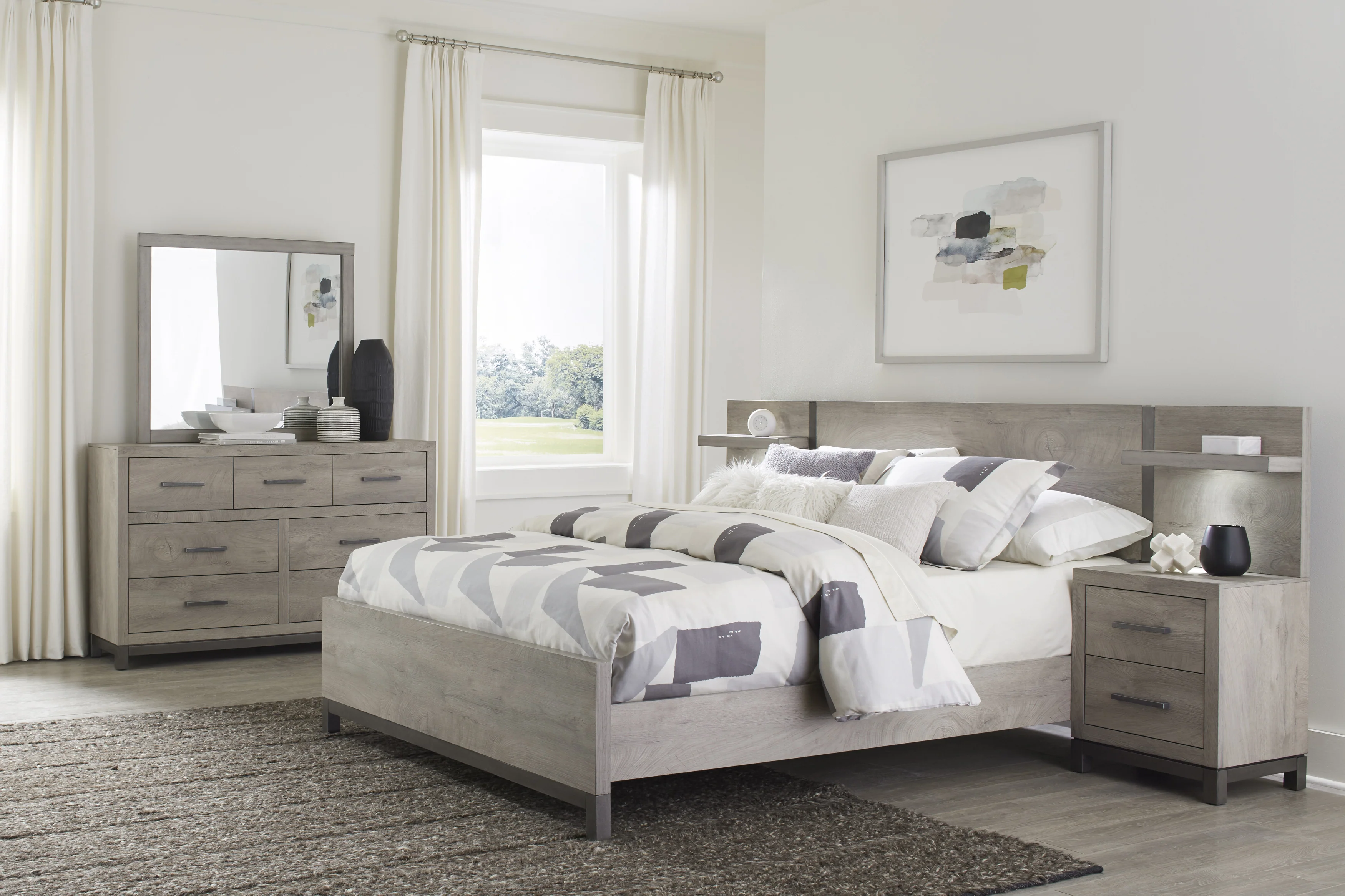 Zephyr 5pc Set Wall Bed (ckb+2ns+2ns-p) - Image 4