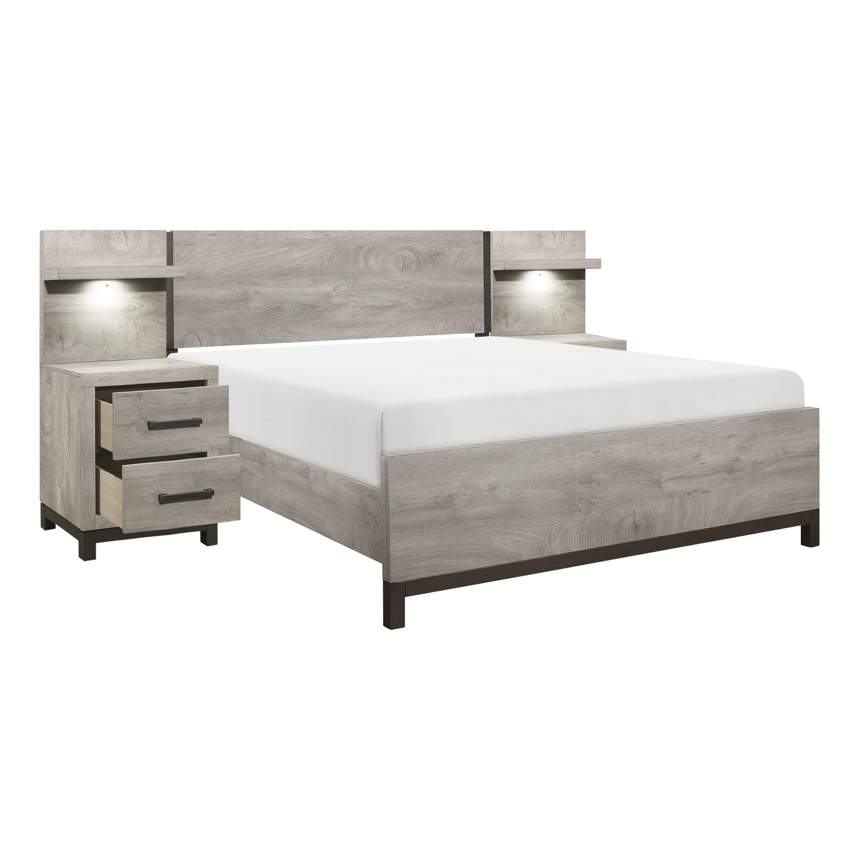 Zephyr 5pc Set Wall Bed (ekb+2ns+2ns-p) - Image 2