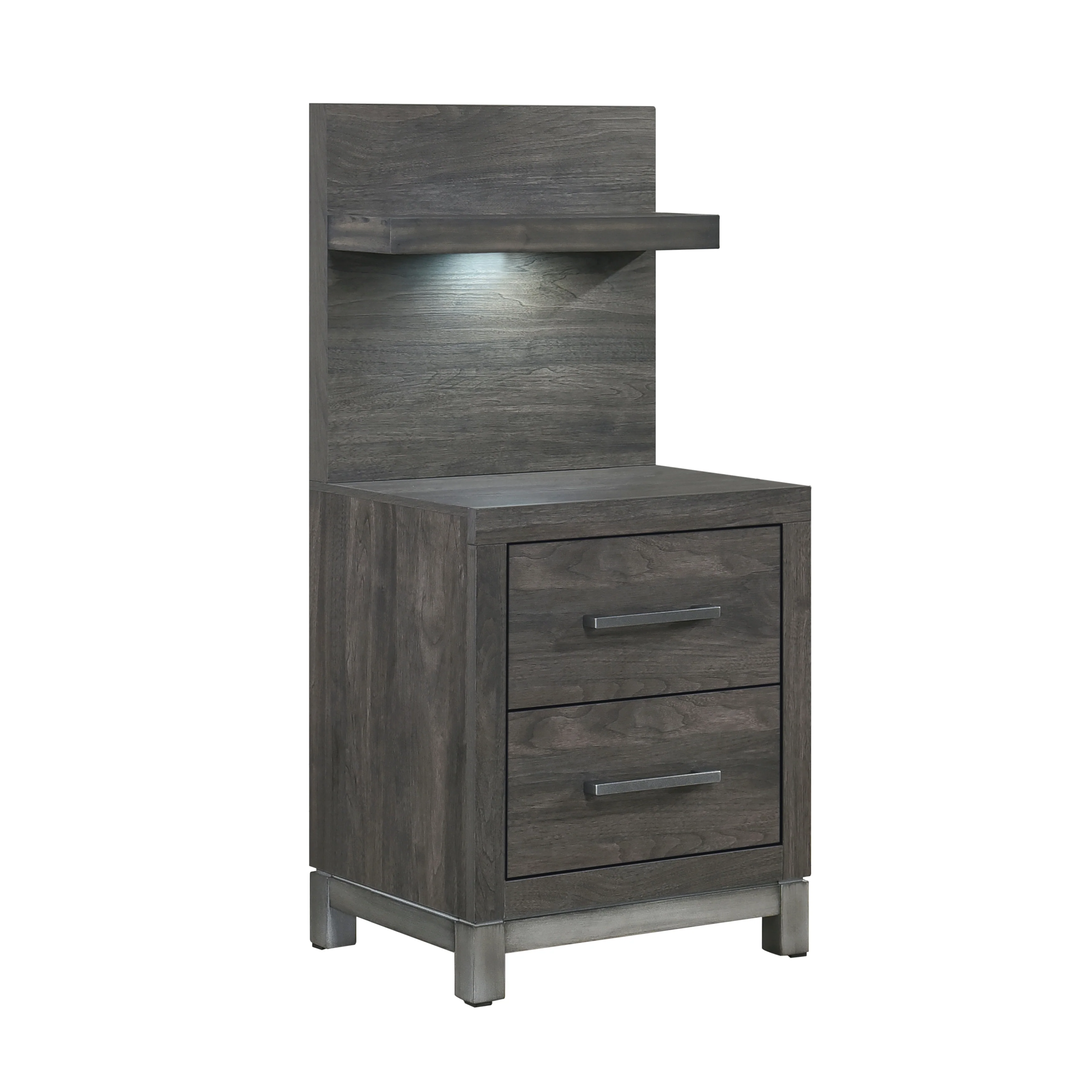Zephyr Night Stand with Wall Panel - Image 4