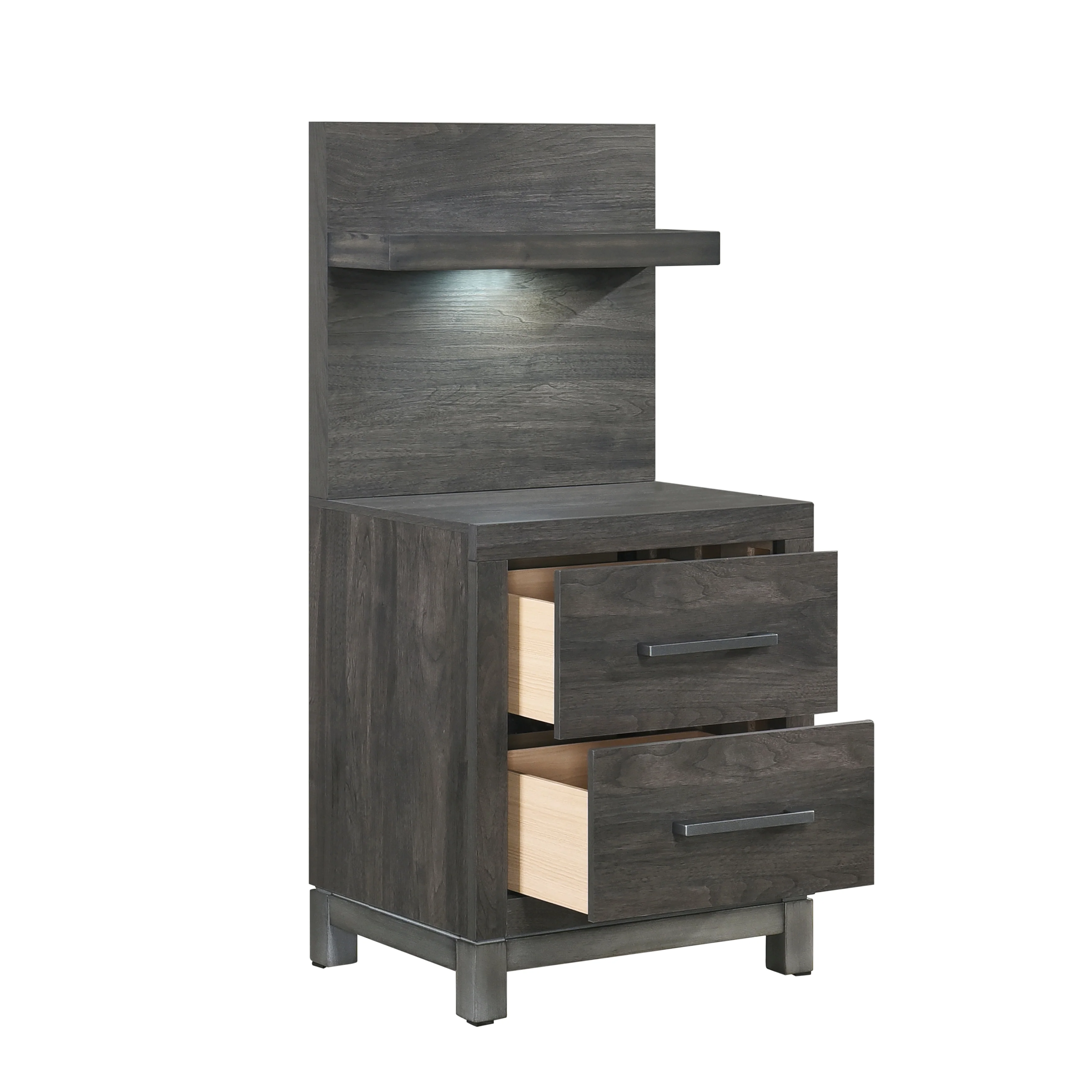 Zephyr Night Stand with Wall Panel - Image 5
