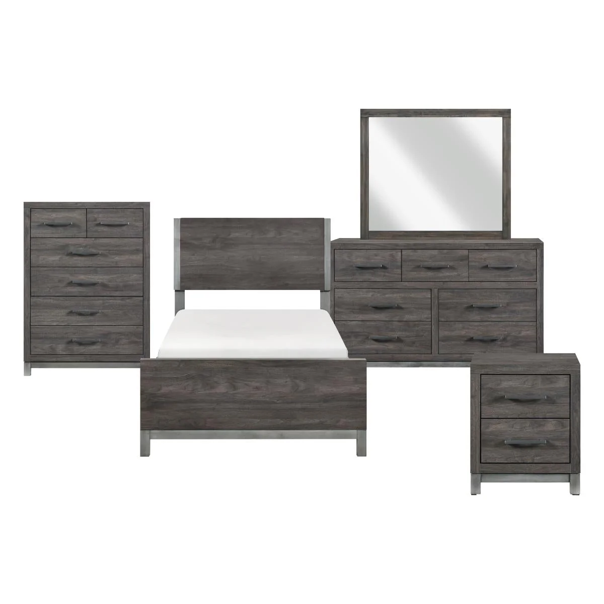 Zephyr 4 & 5 Piece Twin Bed Set - Image 9