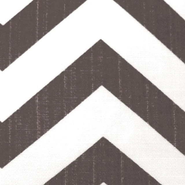 ZOE 18" X 18" Pillow, Gray Chevron (2/CTN) - Image 2